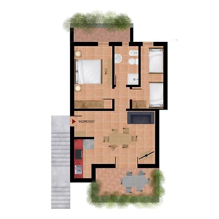 科尔特卡萨拉公寓酒店 拉齐塞 外观 照片